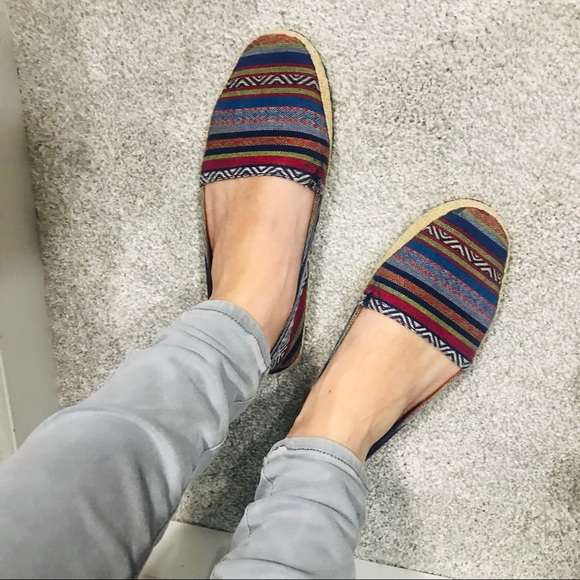 |Lucky Brand| Dexie Espadrille Canvas Flats 7.5 - Picture 2 of 5